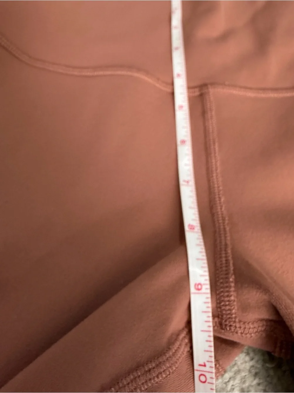Alo Yoga High-Waisted Performance Leggings, Women’s Small Rust, Ankle Length